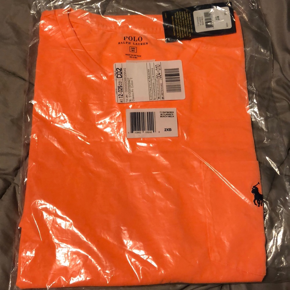Orange Polo T-Shirt